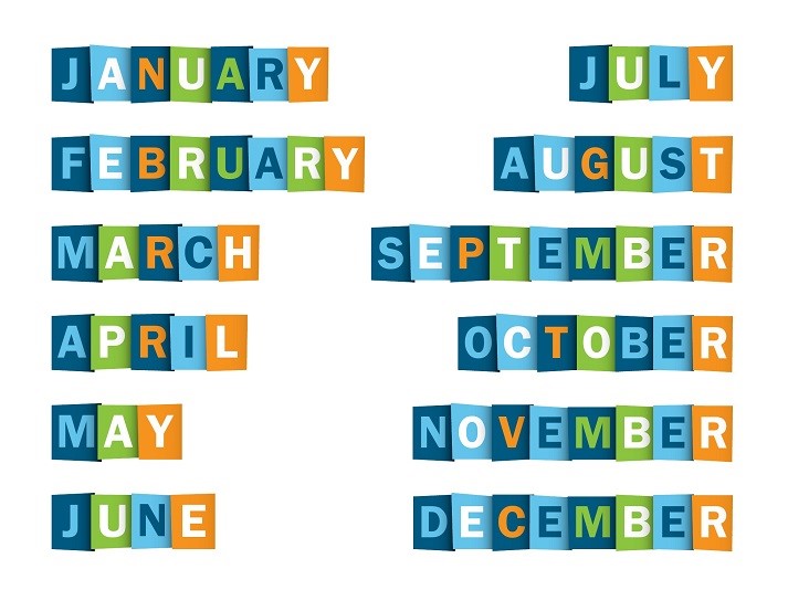 Months of the Year Educational Resources K12 Learning