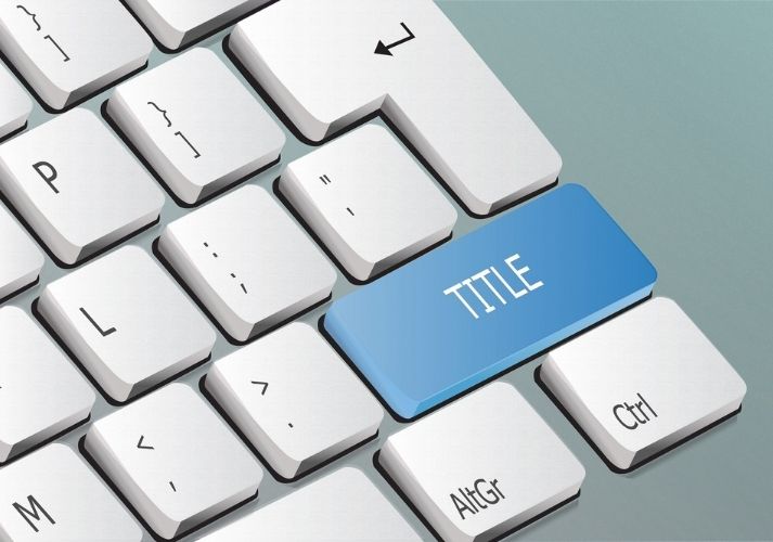Title Rules and How to Write Them Educational Resources K12 Learning