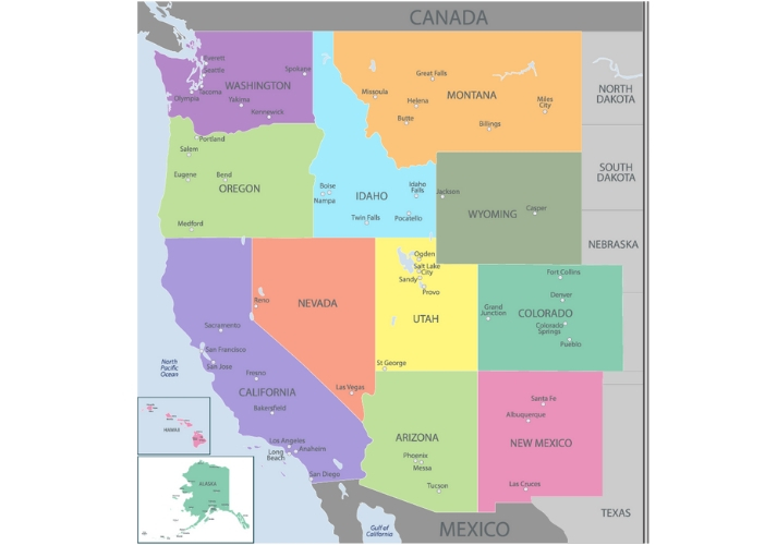 Lesson - Regions of the U.S. - West Educational Resources K12 Learning