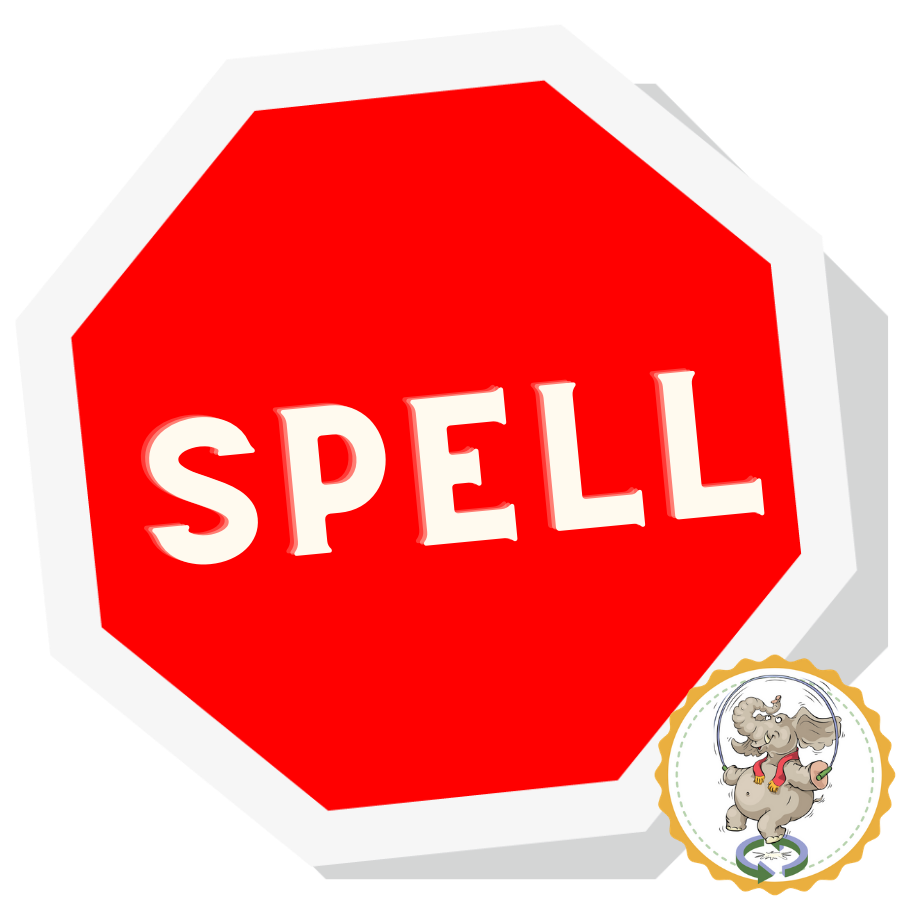 Badge Icon - Stop and Spell